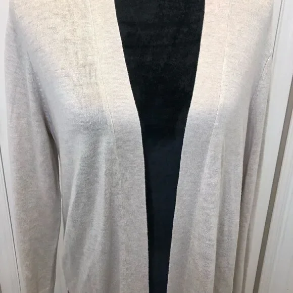 89th & Madison open front cardigan sweater with sheer snake skin print x large - Picture 2 of 9